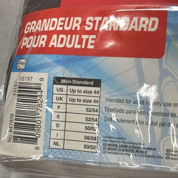 New Adult Deadpool Marvel Muscle Shirt One size - Picture 2 of 3